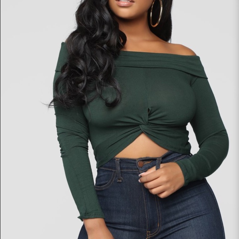 Knot About It Top - Olive
